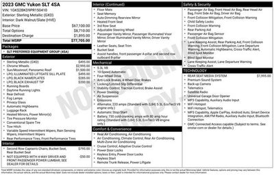 2023 GMC Yukon SLT