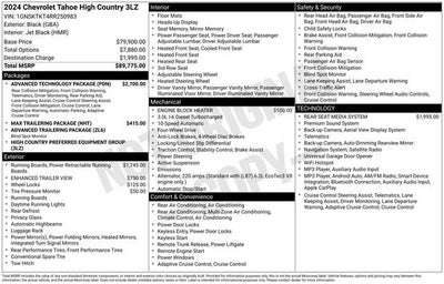 2024 Chevrolet Tahoe High Country