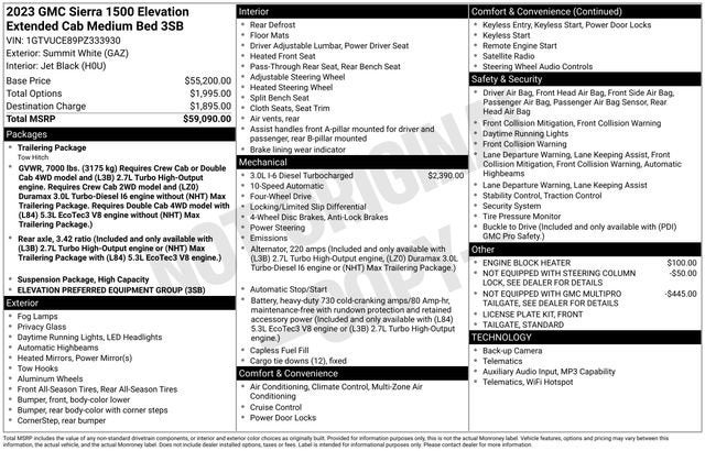 2023 GMC Sierra 1500 Elevation