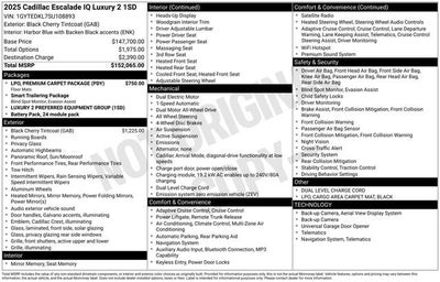 2025 Cadillac ESCALADE IQ Luxury 2