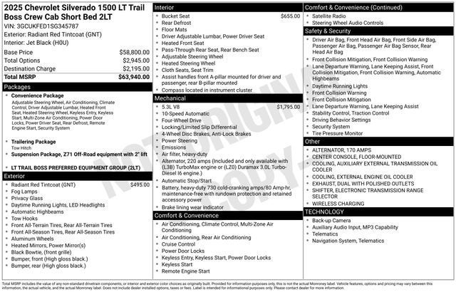 2025 Chevrolet Silverado 1500 LT Trail Boss
