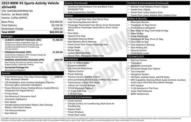 2023 BMW X5 xDrive40i