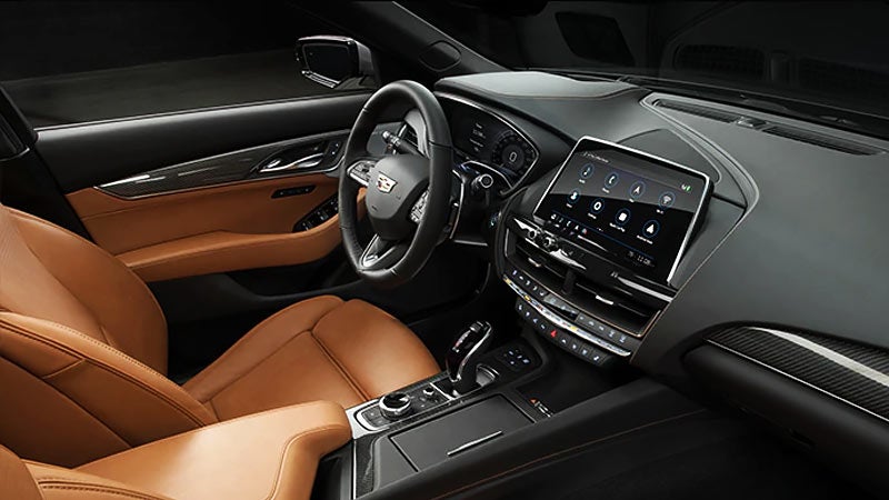 Cadillac navigation and dashboard