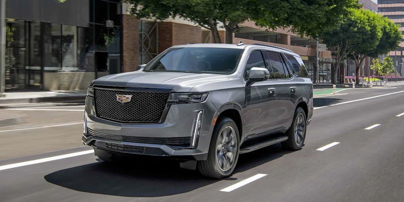 2022 Cadillac Escalade on the road