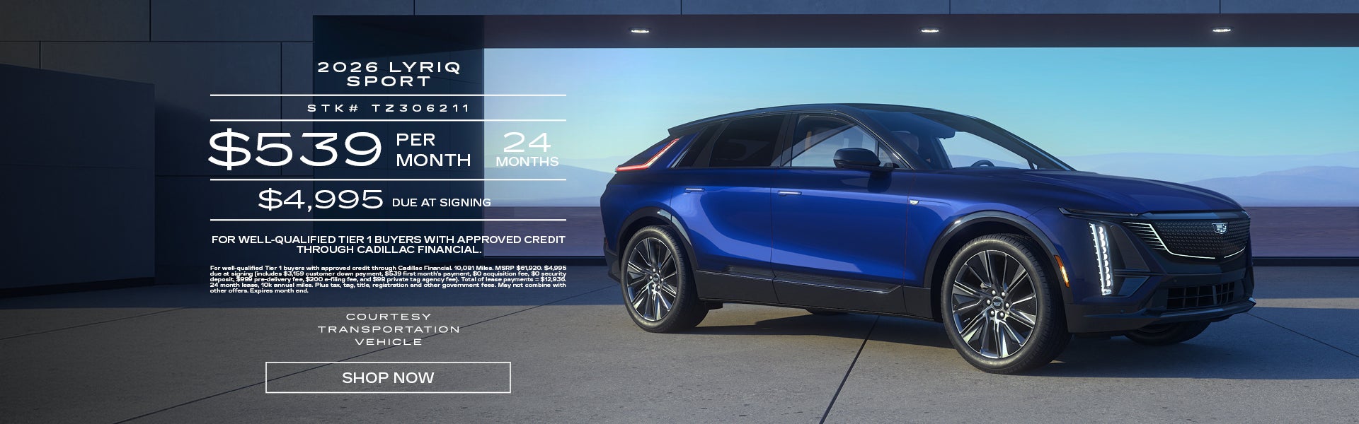 Courtesy 2026 LYRIQ Sport