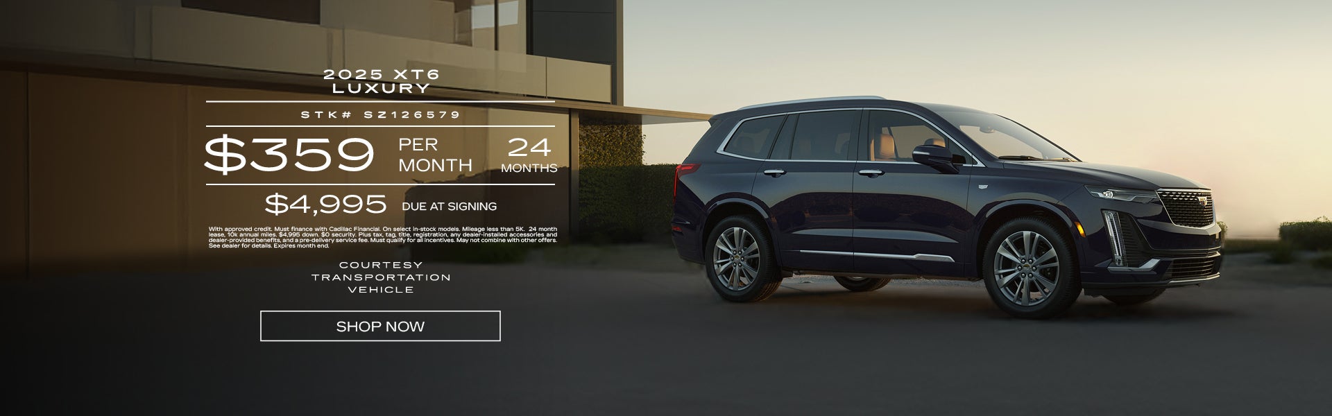Courtesy 2025 XT6 Luxury