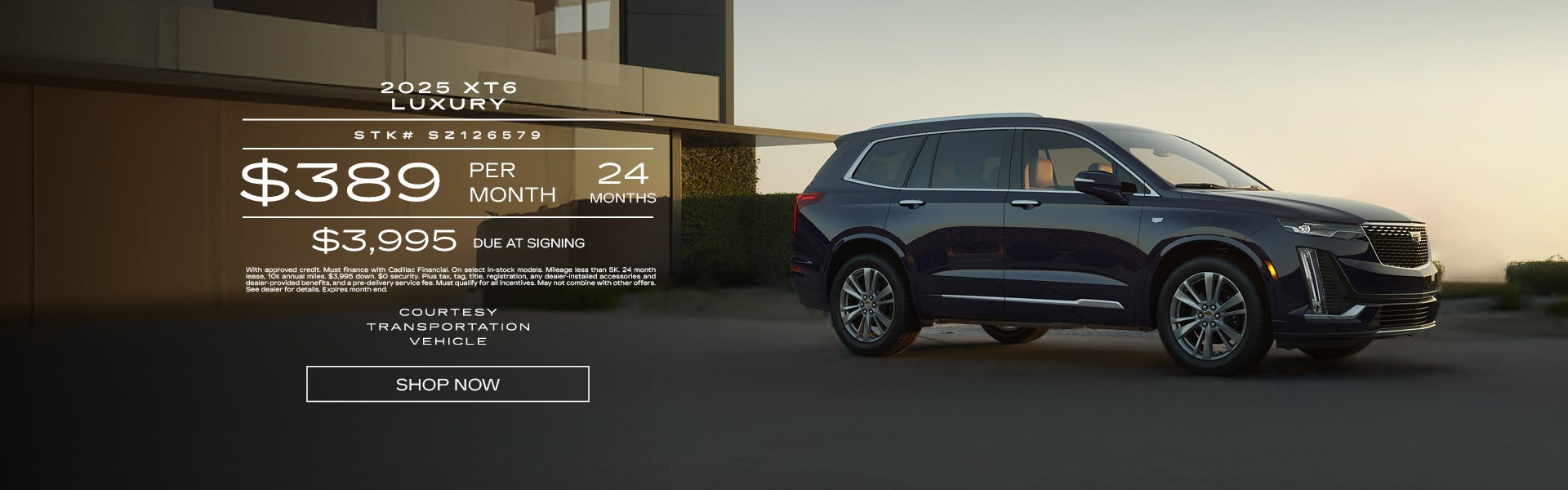 Courtesy 2025 XT6 Luxury