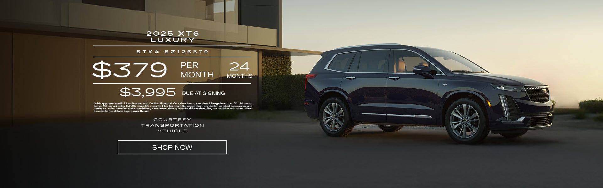 Courtesy 2025 XT6 Luxury